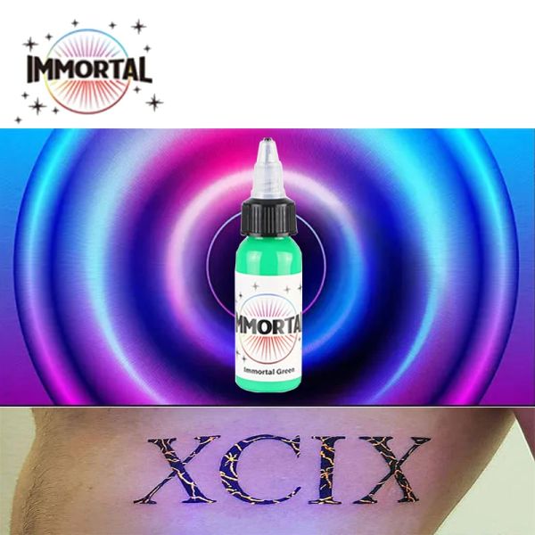 Fornisce tatuaggi fluorescente pigmento viola luce professionale semipermanente microblading facile da colorare inchiostri da tatuaggio per il corpo 8 colori 8 colori