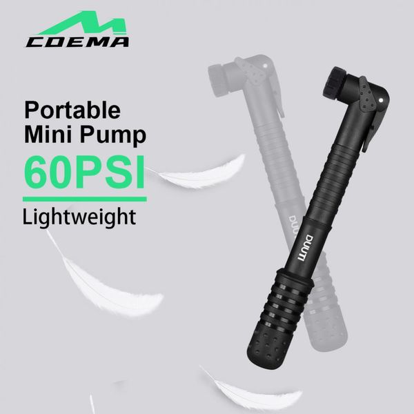 Bomba de bicicleta portátil Mtb Road Bike Air Pump Cycling Ball Basketball Soccer Pneus inflador Válvula Mangueira Bomba Acessórios