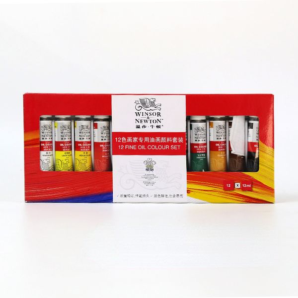 Professioneller 18.12.24 Farben 12 ml Röhrchenölfarben Kunst für Künstler Leinwand Pigment Art Supplies Zeichnung Set