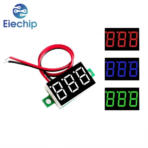 Светодиодный цифровой вольтметр DC 0,36 дюйма DC 0-32V Mini Blue Green Red Led Display Dic