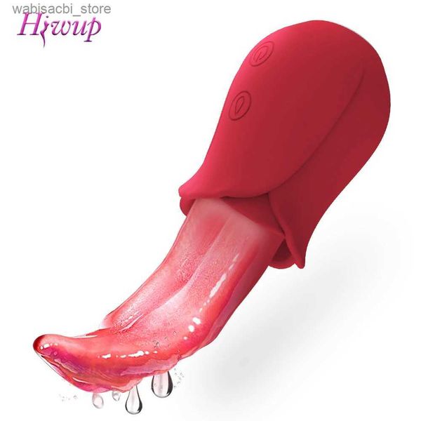 Diğer Sağlık Güzellik Ürünleri Gerçekçi yalama Dil Gül Vibratörleri Kadınlar İçin 10 Hızlı Nipeller Yetişkin Kadın Çiftler için Klitoral Stimülasyon Oyuncakları L49