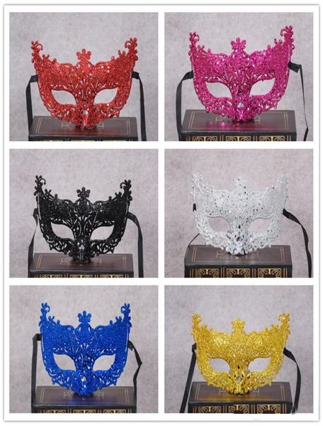 Masquerade Maske Parti Maskesi Cadılar Bayramı Fox Maskeleri Kadın Göz Muhteşem Venedik Yarı Yüz Seksi Zarif Gizemli Prenses Mask7336217