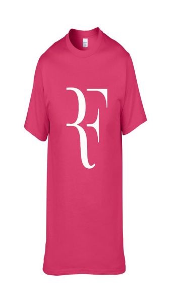 New Roger Federer RF Tennis Tennis T Рубашки мужчины хлопок с коротки