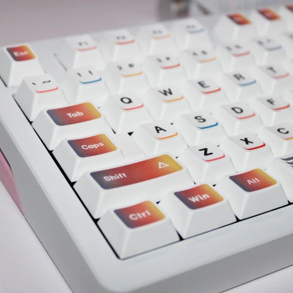 Combos 129 Tasten PBT Keycap Cherry Profile Farbstoff Sublimation Beste Preisschlüsselkaps für mechanische und optische Spieltastatur
