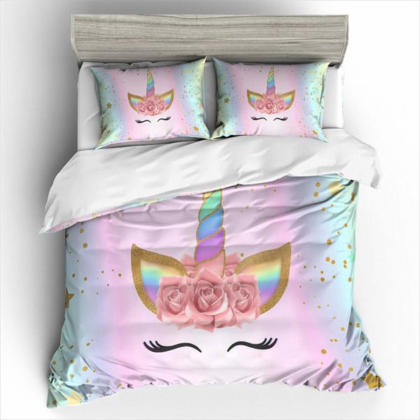 Hotsale Bettwäsche Set Home Duvet Cover US Twin Size Kopfdecke Deckung Schädelball Auto Tierzimmer Dekor Kinderbettbettbezüge