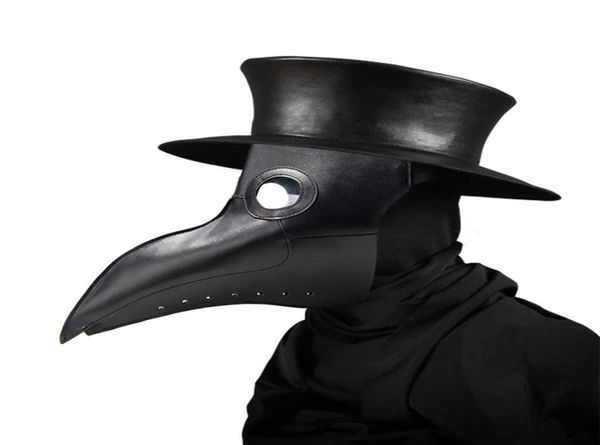 Yeni Veba Doktor Maskeler Gaga Doktor Maskesi Uzun Burun Cosplay Süslü Maske Gotik Retro Rock Deri Cadılar Bayramı Gaga Mask267v1502935