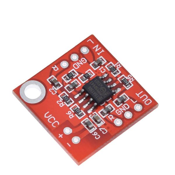 Tzt estéreo tda1308 fone de ouvido fone de ouvido de fone de ouvido Módulo de placa de pré-amplificador 3V-6V para Arduino DIY vermelho