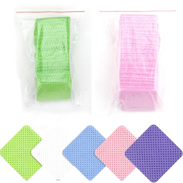 Lint Linte Liferatura gratuita Kit Om per chiodo cuscinetti ciglia non tessuti estensioni ciglia estensioni Strumento per la pulizia delle nail art da 200 pcs pacchetto sacchetto