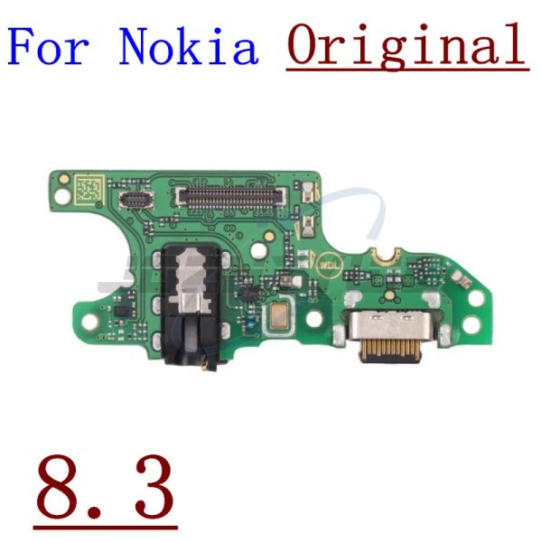 Оригинальное питательное зарядное устройство док -станция USB -зарядная плата для зарядной платы Guleck Pogle Flex Cable для Nokia 7 5.1 6.1 плюс 6.2 7,2 x5 x6 x71 8.3