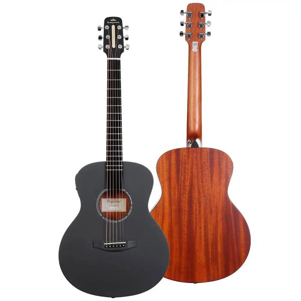 Kabel Populelet1 36 -Zoll LED Smart Gitarre Gitare App BT5.0 Fichte Mahagoni Akustik Guitarra Musikinstrumente mit Tasche