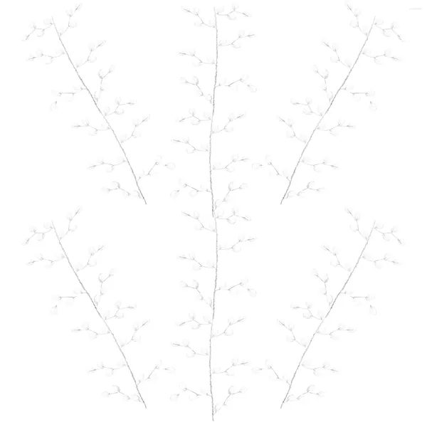 Декоративные цветы 10 пучков симуляция акриловых стеблей бусины венки для свадебного декора Diy Crown Home Artificial Ornament