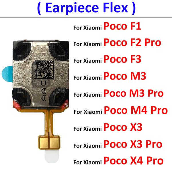 Altoparlante auricolare auricolare anteriore superiore originale per Xiaomi Poco F1 F2 Pro F3 F4 M4 M3 X3 X4 PRO 5G POCOPHONE F1