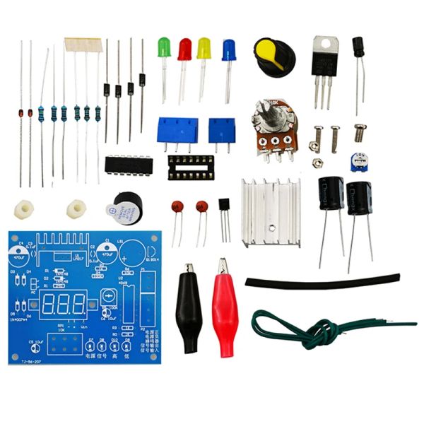 LM317 DC Regülatör Kartı 220V-1.25V-122.5V Ayarlanabilir Güç Kaynağı Modülü Kit PCB Kart Elektronik Kitler Kendi Montaj