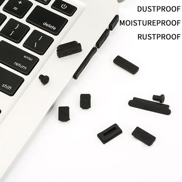 1 Set di tassuli universali Anti Dust Plug 13pcs Laptop Dust Apro prova Dusper Pust Plug Interfaccia per computer USB Coperchio impermeabile