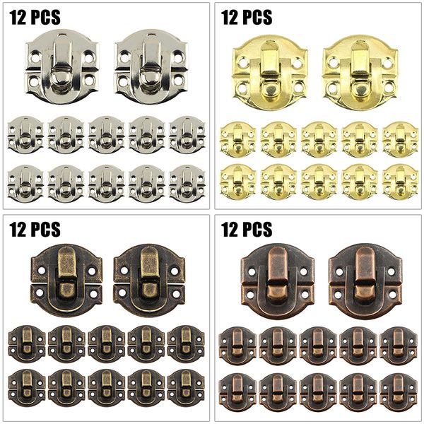 5/12 set di gioielli Hasp Class Valuta in legno Scatola Casina Armadietto Bloccaggio per mobili in legno Hardware per mobili in scatola in legno