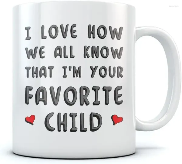 Canecas Mãe Presentes de caneca da filha Son Son Day Coffee Funny for Moms 11oz