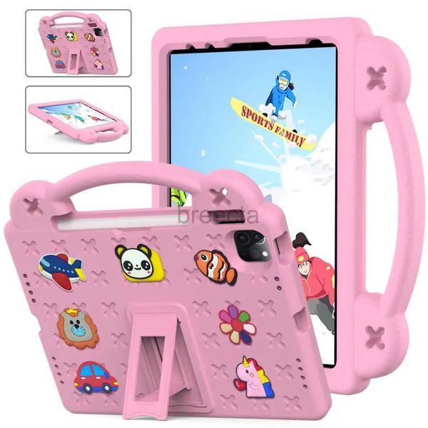 Tablet PC Case Bags Eva Kids Safe Case per iPad 10 10th 2022 10.9 10.2 2021 9th 8th 7th Cover per iPad Air 4 5 Pro 10.5 11 2018 2020 Mini 6 5 4 3 2 240411