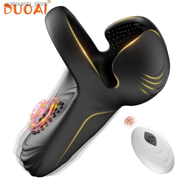 Outros itens de beleza da saúde Remoto vibratório pênis de pênis brinquedos para homens casal atraso ejaculação castidade testículos de escroto masculino vibrador gay l49