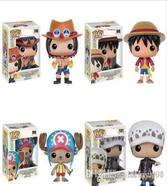 UK New 4 Styles Anime: One Piece Trafalgar Law Vinyl Action Figura com Box #100 ULAR Toy Gify9006326