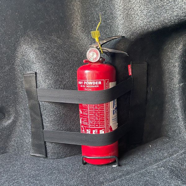 S/L Cintura di fissaggio elastico per auto a tronco Fire Extinguisher Tank Fixing Cingcio Organizzatore Interiore Organizzatore Cinture di fissaggio Accessori per auto