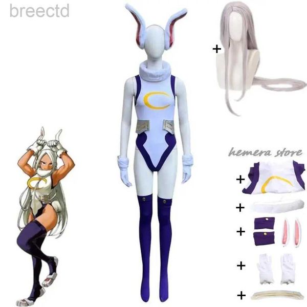 Costumi anime Mha Rabbit Hero Mirko cosplay costume sexy anime bnha rumi usagiyama miruko ruolo di gioco di ruolo da festa del gruppo 240411