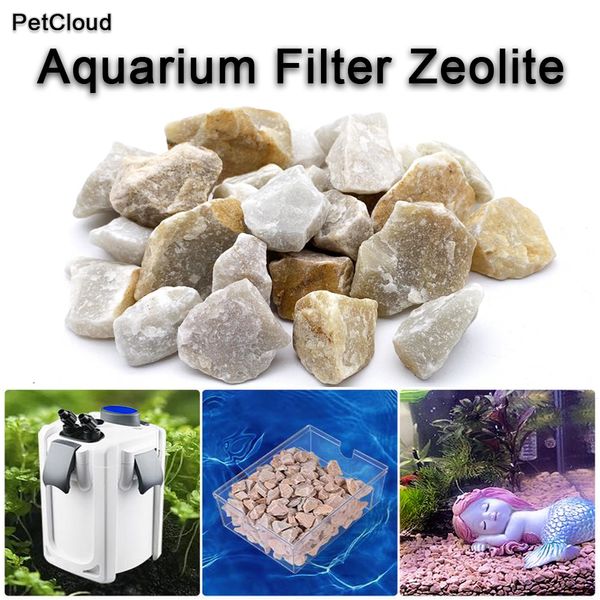 Filtro dell'acquario zeolite Assorbono sostanze dannose ammoniaca azoto filtro del pesce filtro Nitrificante coltura di batteri Acquario Forniture