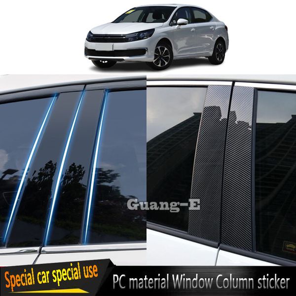 CAR Center PC Material Säule Postabdeckung für Citroen C4 C4L 2011 2013 2014 2015 2015 2017- 2019 Stickers Accessoires 2pcs