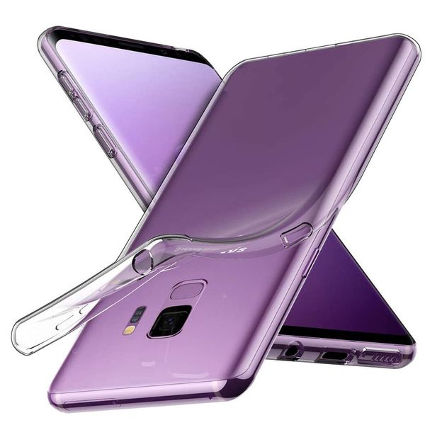 Clear Silicon Phone -Hülle für Samsung Galaxy S20 Fe S21 S22 S23 S10 S8 S9 Note 10 plus 9 8 20 Ultra dünner Soft -Back -Gehäuseabdeckung