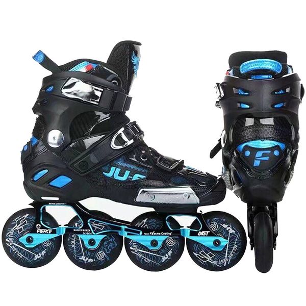 Orijinal Savaş Kurt Roller Paten Profesyonel Sline Sine Skates Banana Çerçeve Slalom Yetişkin Roller Paten Ayakkabıları Kayan Bedava Buzkun