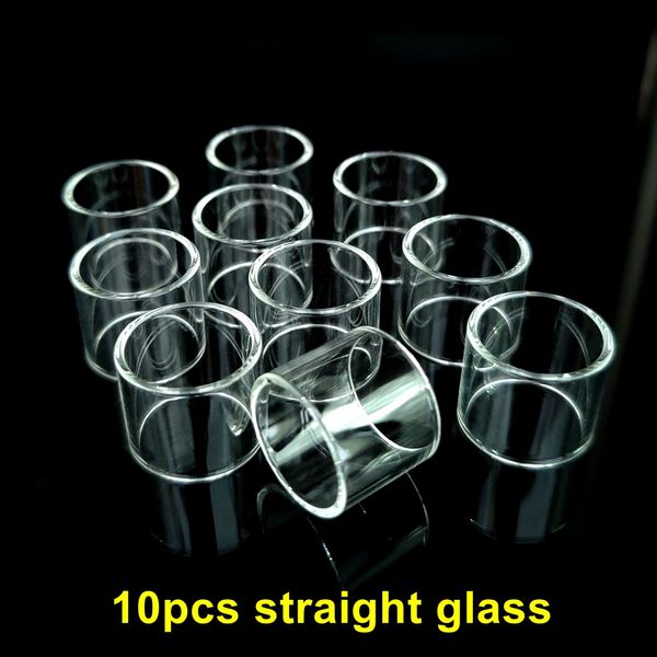 10pcs Стеклянная трубка для TFV12 Prince Glass/ TFV8 Big/ x Stick V8 x8 Baby V2 Pen 22 плюс M17 TFV9 Bulb Glass Tube Cloud Beast