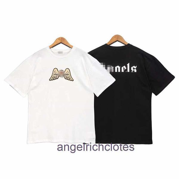 Abiti di design di fascia alta per lettere di marca con marchio PA Angels Maglietta a maniche corte e manica a mezza strada per mezza street womens con tag marchio, qualità originale 1: 1