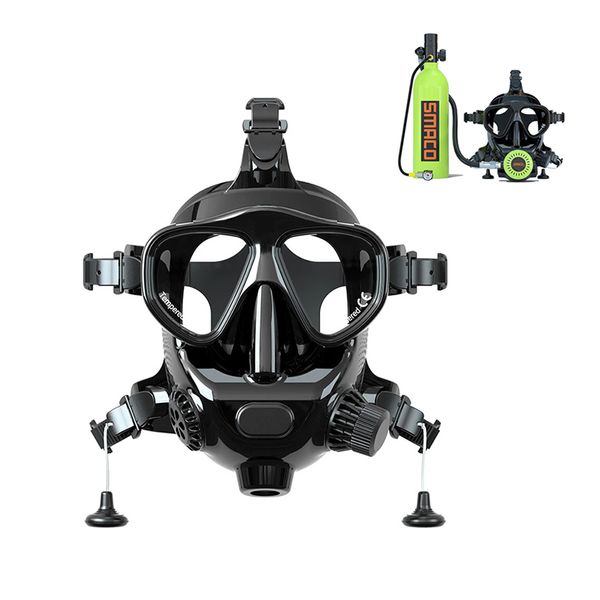 Smaco Scuba Tauchmaske Vollge Gesicht Anti Nebel Schnorcheln Maske Schwimmbrille Schnorcheln Ausrüstung Freitauchen Schnorchel Schwimmen