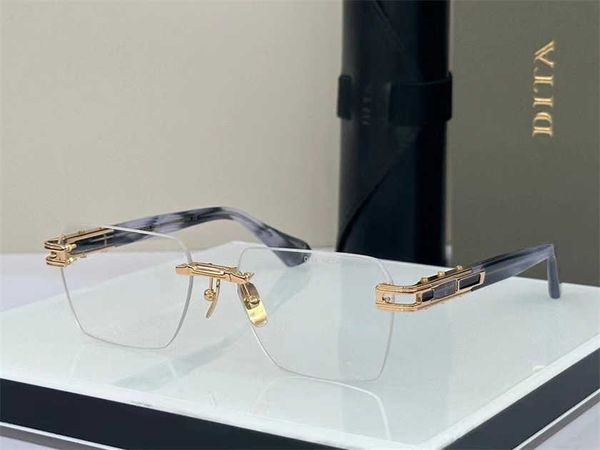 Aadita Sonnenbrille Designer Sonnenbrille Herren und Frauen Brillenrahmen Schwarz Meta Evo One Dts 147 Frameless 4psX