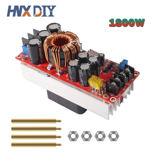 1800W 40A 1200W 20A 600W 15A 15A DC-DC Boost Converter Stage Up Модуль питания от 10-60 В до 12-90 В Регулируемое зарядное устройство напряжения