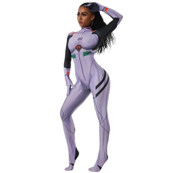 Adulti bambini anime rei ayanami costume costume saltette bianche abiti zentai tubo di Halloween