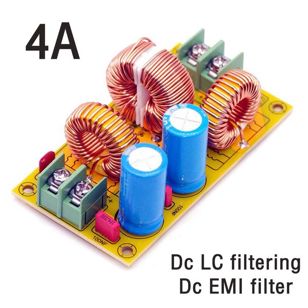 2a 4a 10a 20a filtro lc lc filtro eletromagnético Filtro de interferência eletromagnética EMC FCC Filtro de alta frequência de áudio do carro FCC