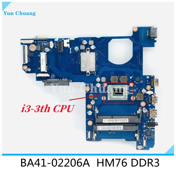 Scheda madre BA4102206A Mainboard per Samsung NP270 NP270E5E NP300E5E NP270E4E NP300E4E Laptop Madono con I3 CPU HM76 DDR3 BA9212172A