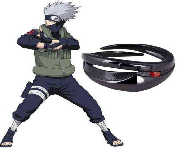 Anime Takı Hatake Kakashi 925 STERLING Gümüş Ayarlanabilir Maske Yüzüğü Cosplay Aksesuar Erkekler Parmak Yüzükleri Noel Doğum Günü Hediyeleri H4706906