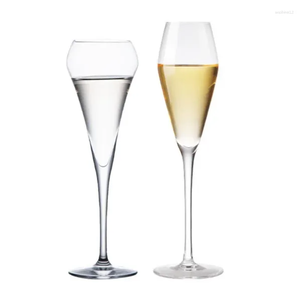 Weingläser Noble Art 2PCS Festival Hochzeit 150-250 ml Goblet Set handgefertigtes Dessert Champagner-Cup-Getränke Getränkeger