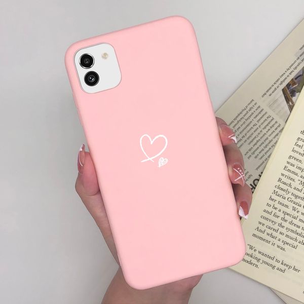 Für Samsung Galaxy A03 Core Case A032F Soft Silicon Cute Painted Cover Hülle für Samsung A03 A 03 Global A03S A035F Funda Stoßstange