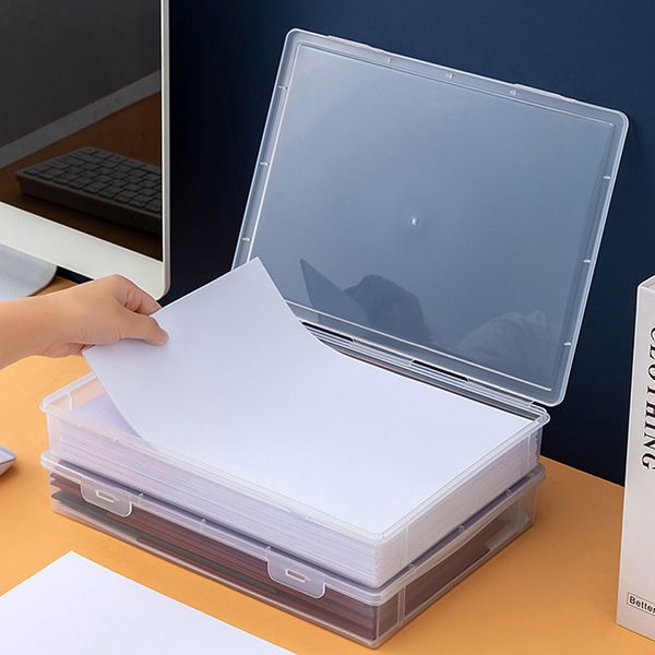 Книга A4 Хранение документов Ящик для хранения рабочего стола Офис -тестовая бумага для хранения