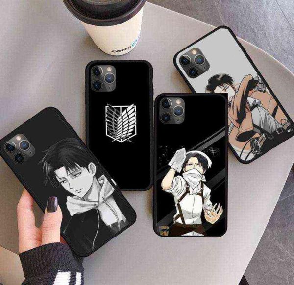 Anime Japonca iPhone 11 için Titan Telefon Kılıfı Saldırısı 11 12 13 Pro XS Max 8 7 6 6s artı x 5s SE 2020 XR Mini AA2203263015637