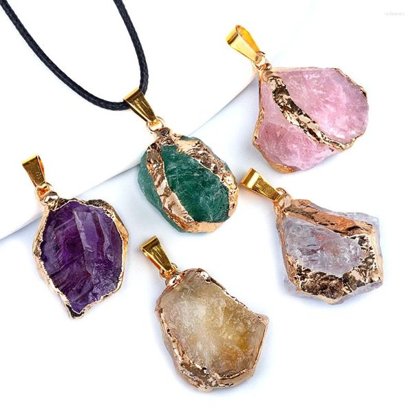 Подвесные ожерелья женское ожерелье натуральные камень нерегулярные чары для элегантных романтических подарков. 45 5 см
