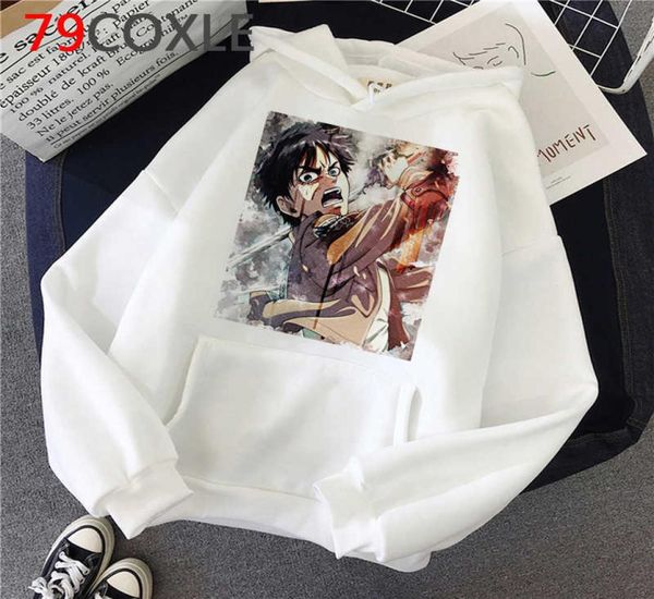 Japanischer Anime -Angriff auf Titan Hoodies Männer Shegeki no Kyojin Streetwear Titans Angriff Unisex Sweatshirts männlich Y08034874162