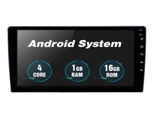 Car Video 9 Zoll Android 10 Auto Head Unit GPS Navigation LCD 5 Punkt Kapazität für universelle Stereo -Radio -OEM -Service7156735