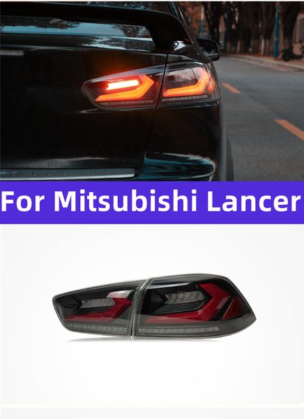 Luz traseira LED para Mitsubishi Lancer Evo Corvette Turn Signal Freio Light LED LED TALLG LUGTO MONTAGEM