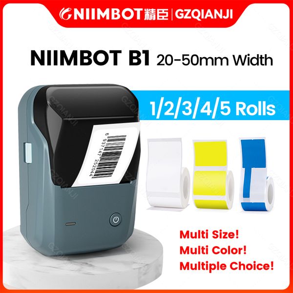 Etichetta Niimbot originale B1 Etichetta Stampante portatile Piccolo Bluetooth Portable Bluetooth Adesivo per autoadesivo Gioielli Roll Maker Maker