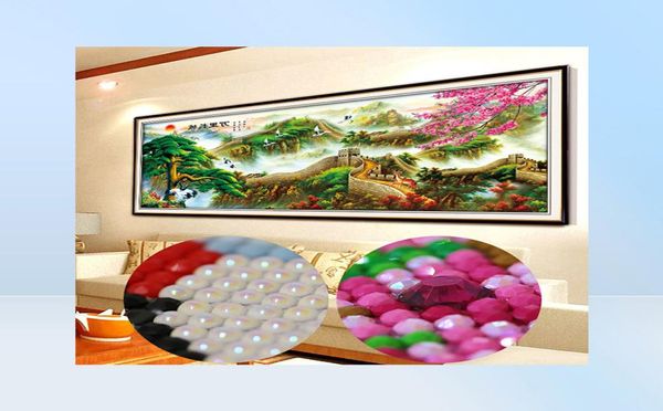 Специальные бриллиантовые мозаичные наборы для вышивки жемчужины Diamond Embroidery Diy Diy Diamond Painting 5D Home Coremer Great Wall 20112026501