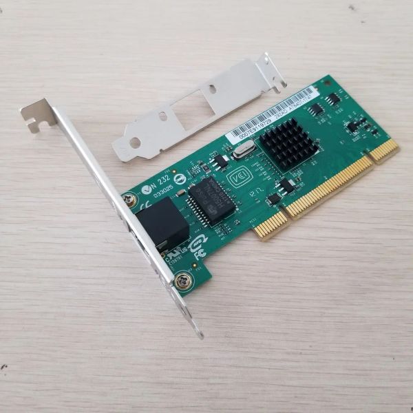 Kartlar 2in1 2U Düşük Profil Normal Braket 10/100/1000 MT Disksiz Ethernet Gigabit Masaüstü Sunucusu PCI Ağı NIC LAN KART ADAPTER