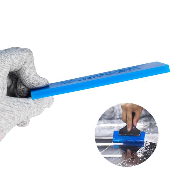 13*5 cm Bluemax Ricchietta in gomma Finestra tinta Squeegee Blade Water Wiper Rimozione Strumento Strumento di rimozione in vinile Accessori per auto più pulite